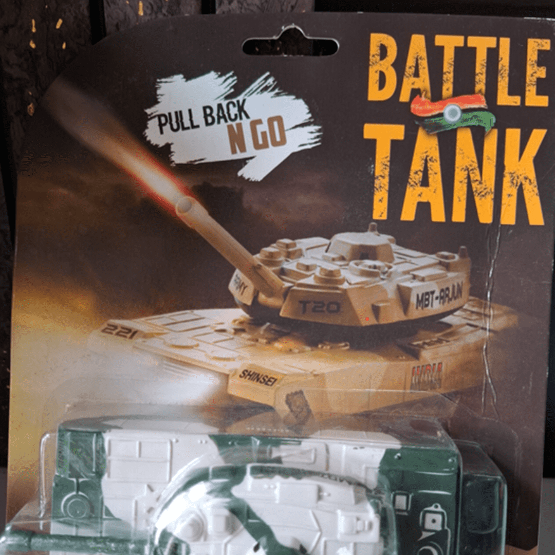 Battle Tank Pull Back Car