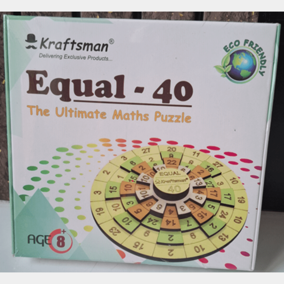 Equal 40 Wooden Puzzle Game